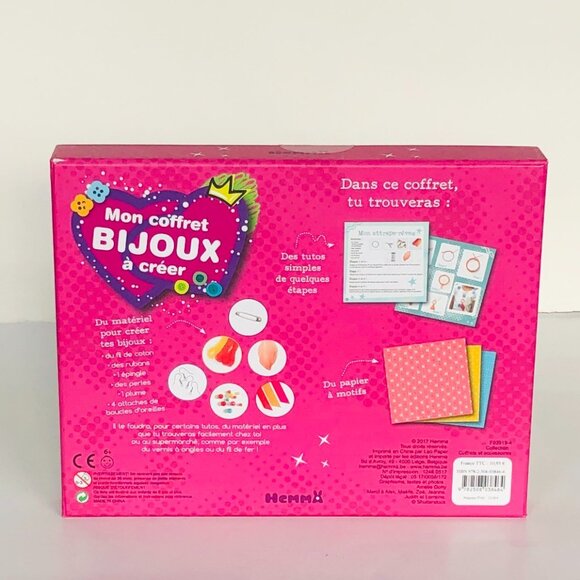 Mon Coffret Bijoux A Creer (Create Jewelry) French Toy For Age 6+ New in Box - Picture 5 of 10